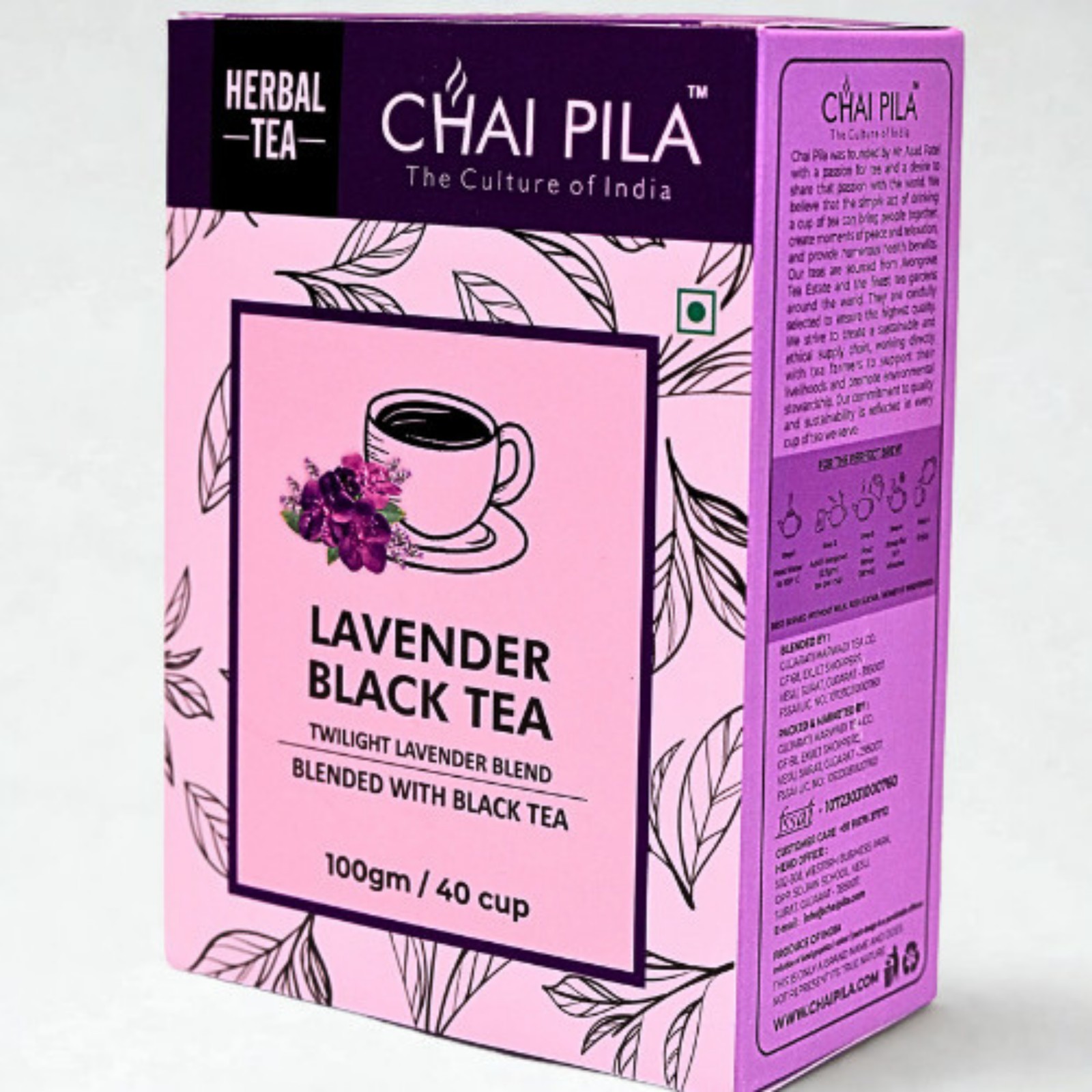 blue pea black tea