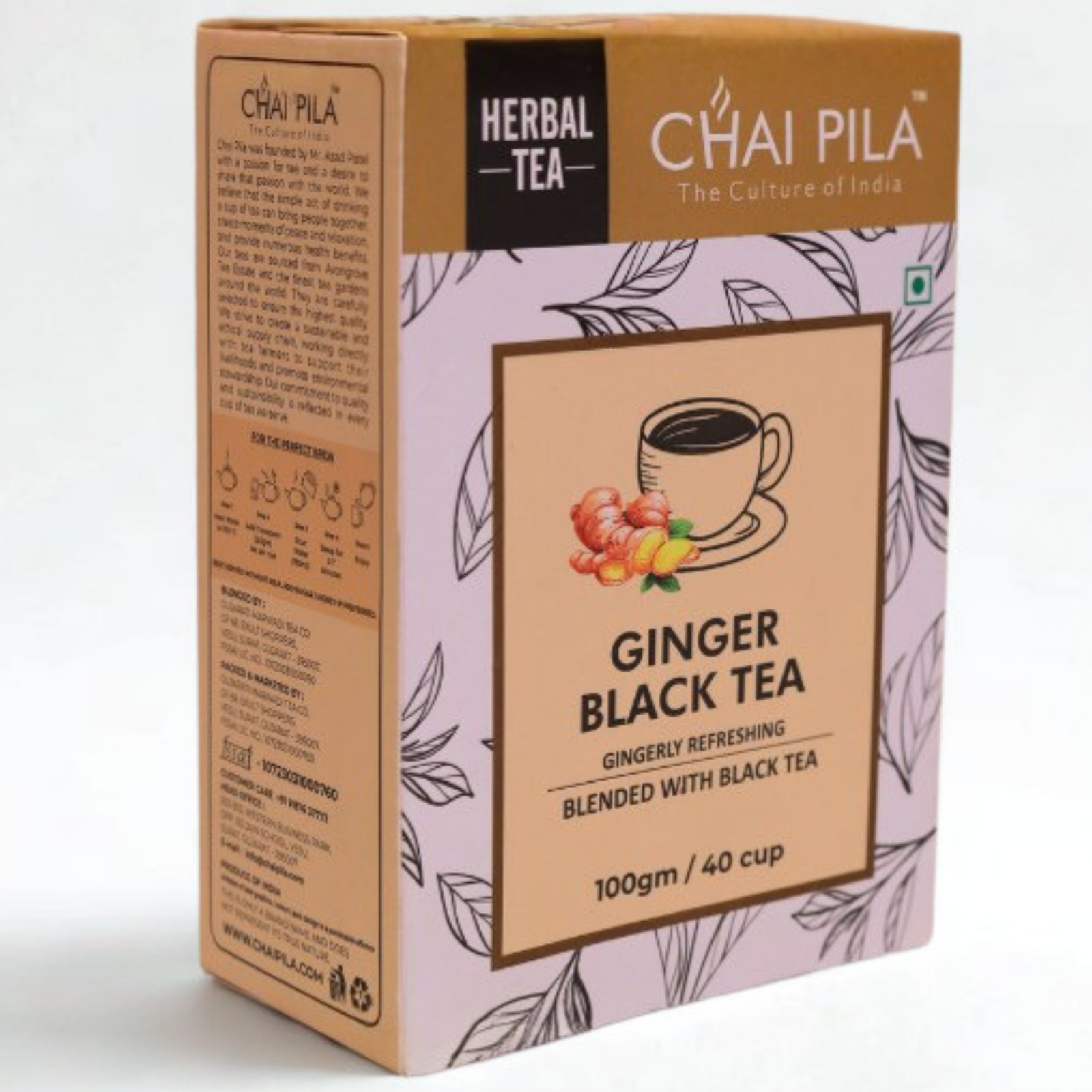 blue pea black tea