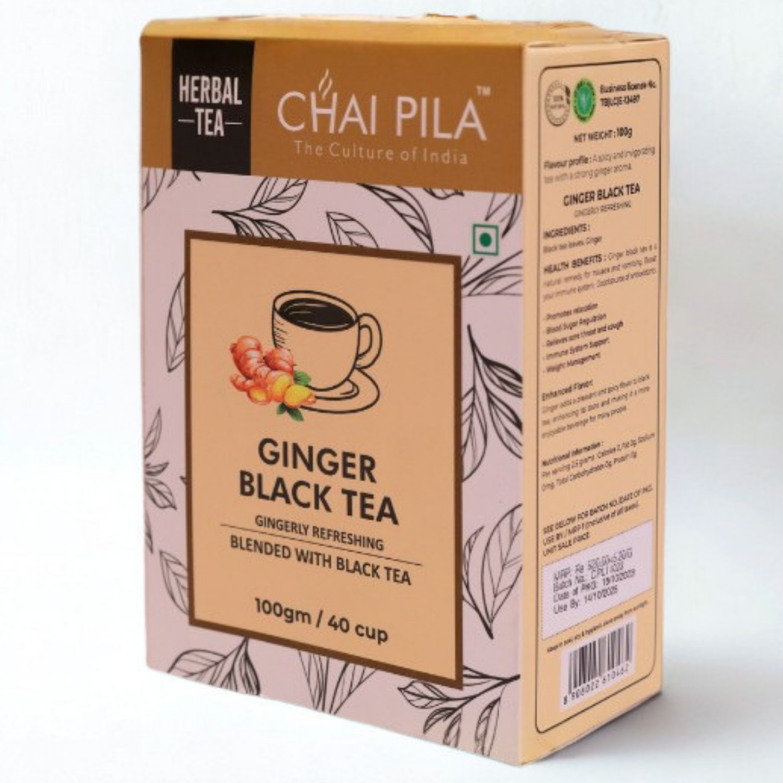 blue pea black tea