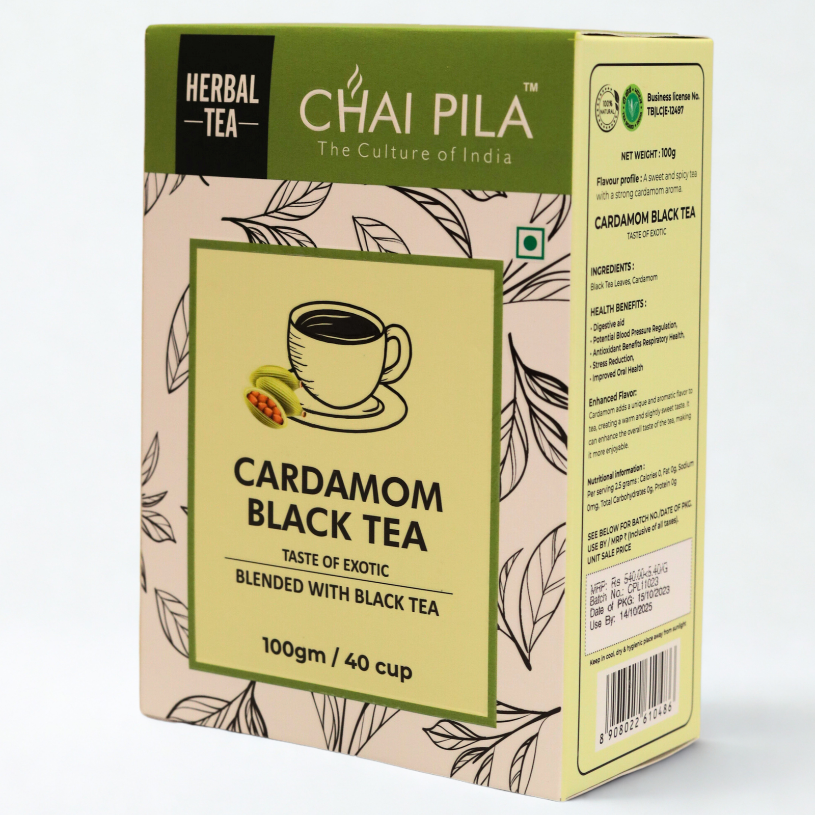 blue pea black tea