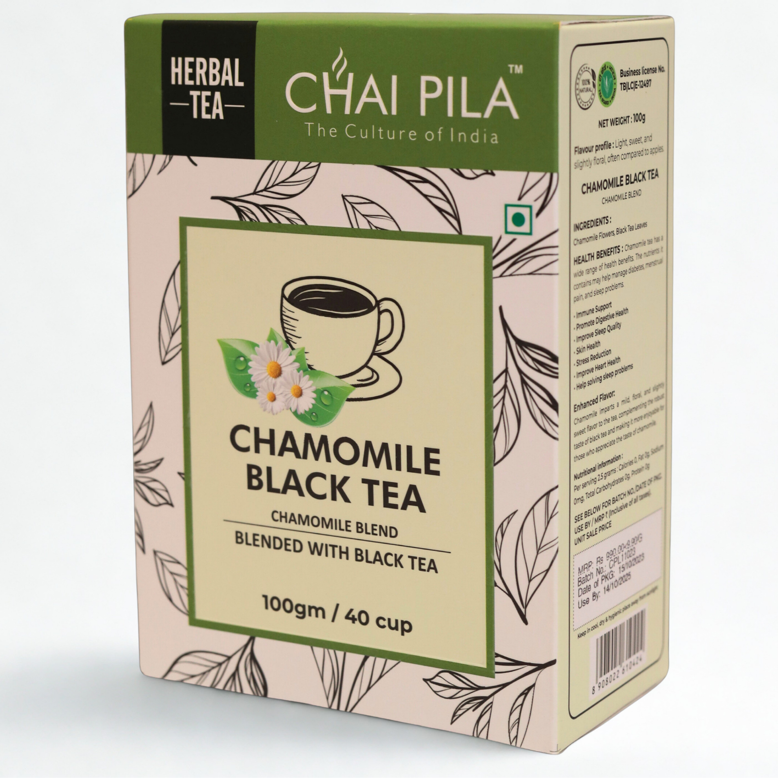 blue pea black tea