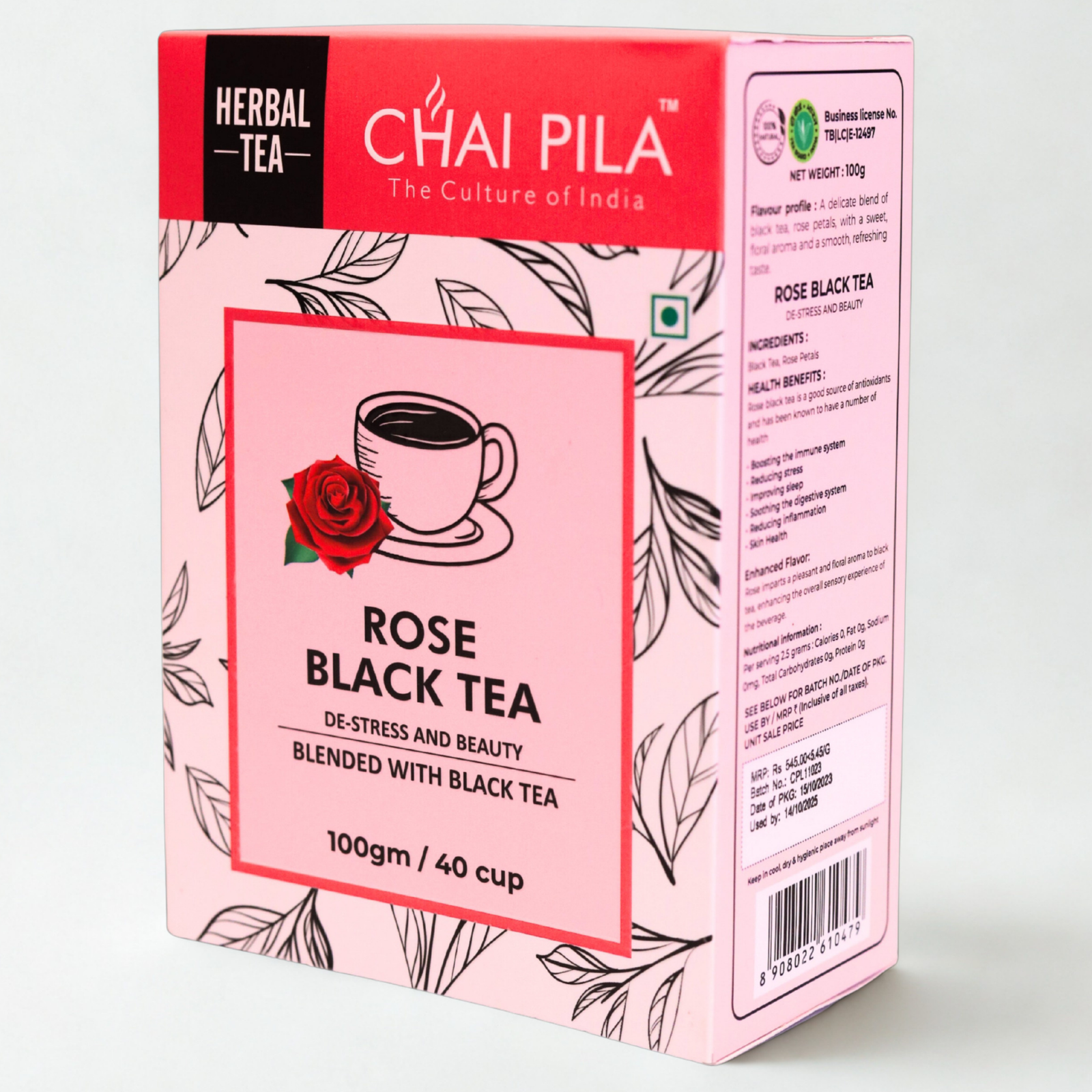 blue pea black tea
