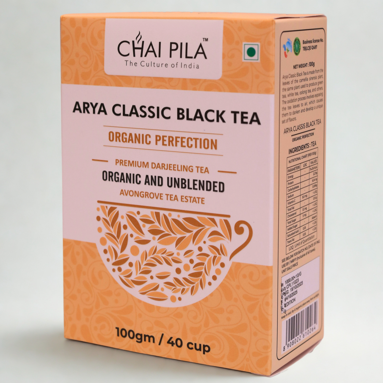 blue pea black tea