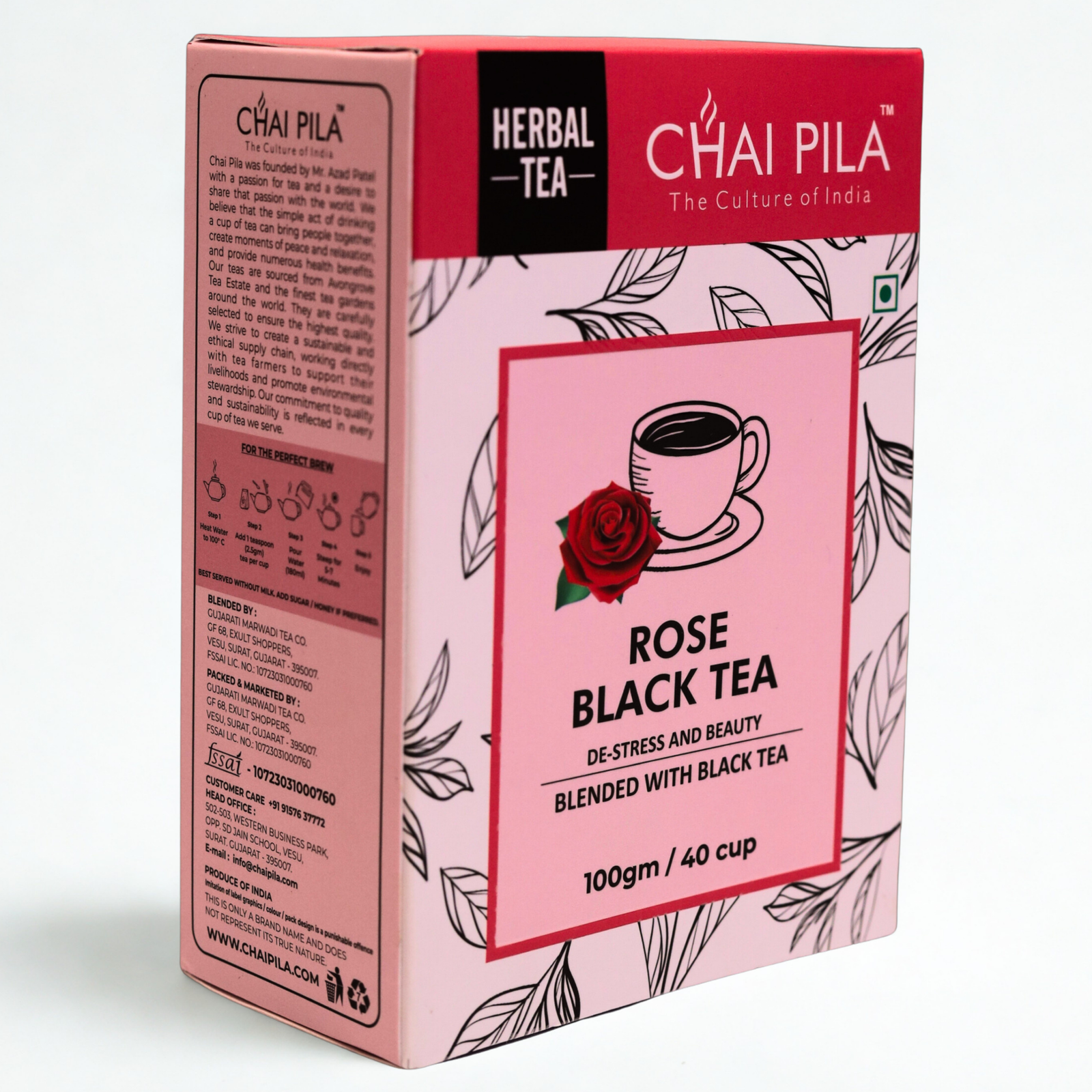 blue pea black tea